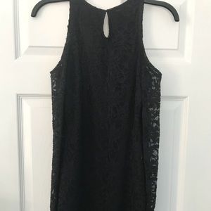 Black Lace Mini Dress